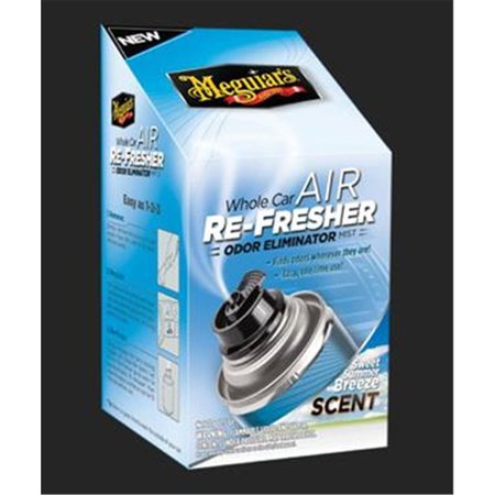 MEGUIARS Wax G16602 2 oz Summer Breeze Scent Whole Car Air Re-Fresher ME324147